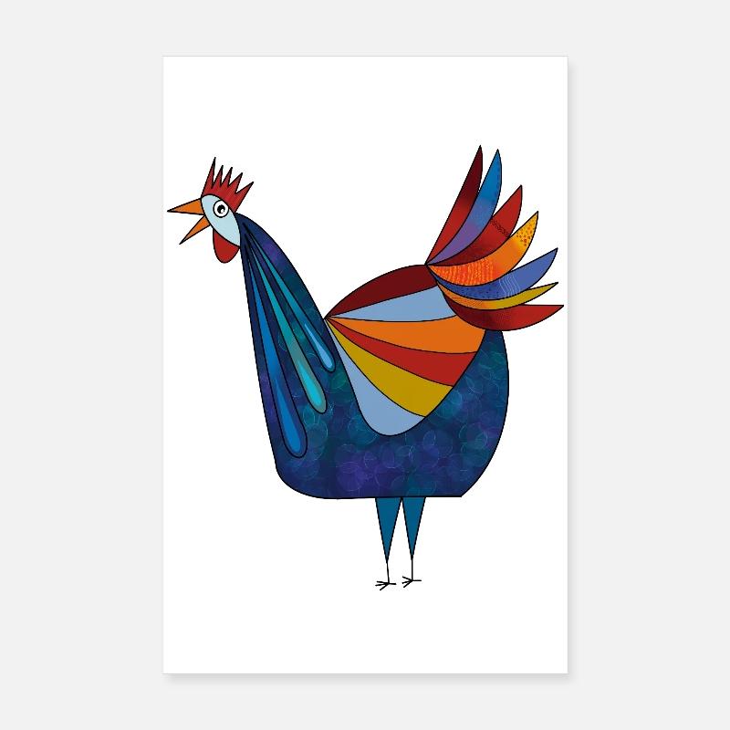 Huhn  Poster 20x30 cm