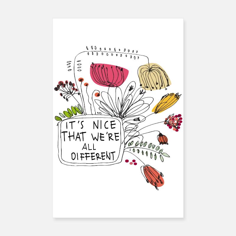 Fleurs Fleurs Poster 20 x 30 cm