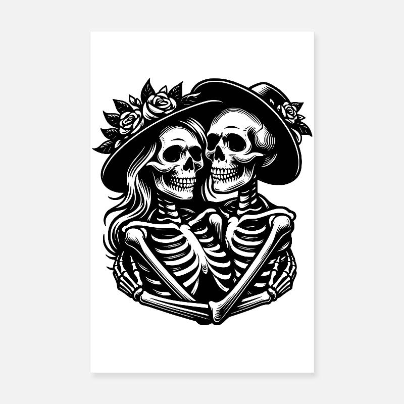 Couple d’horreur Poster 20 x 30 cm