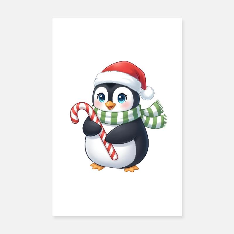 Weihnachtspinguin - eine tolle Geschenkidee Poster 20x30 cm