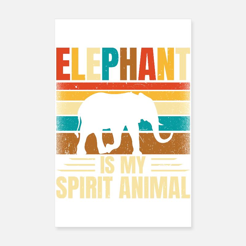 Elefant Poster 20x30 cm