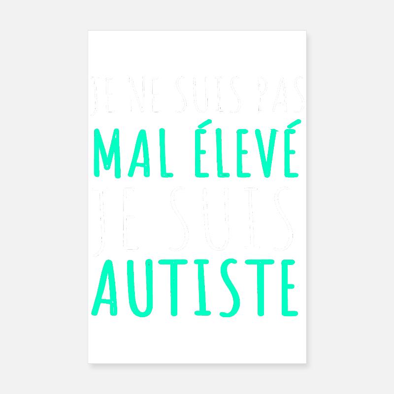 Autism Gift Autism Inclusion Neurodiversity Poster 8" x 12" (20x30 cm)