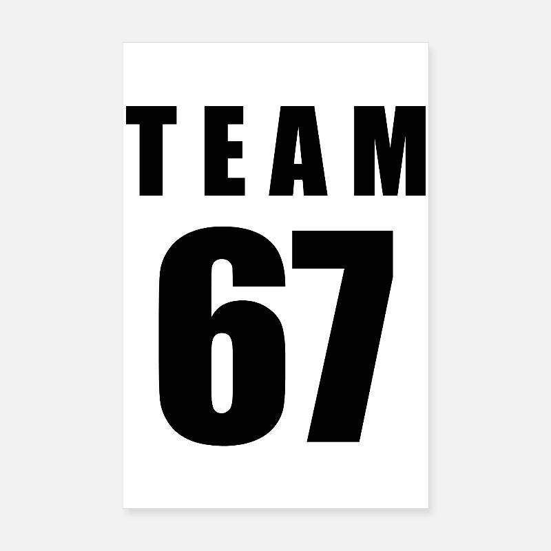 Team 67 Poster 20x30 cm