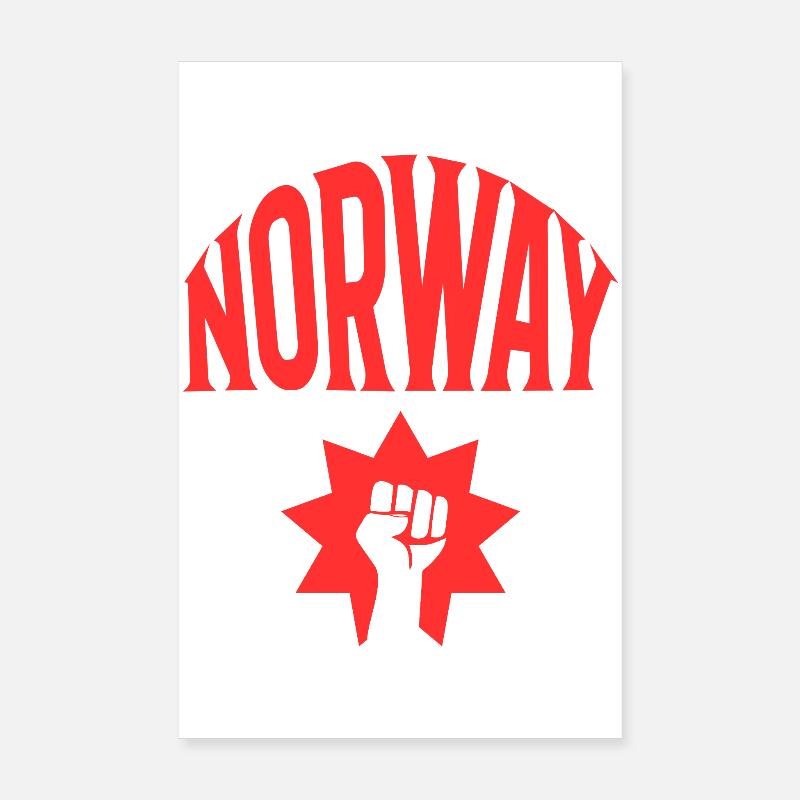 Norvège Poster 20 x 30 cm