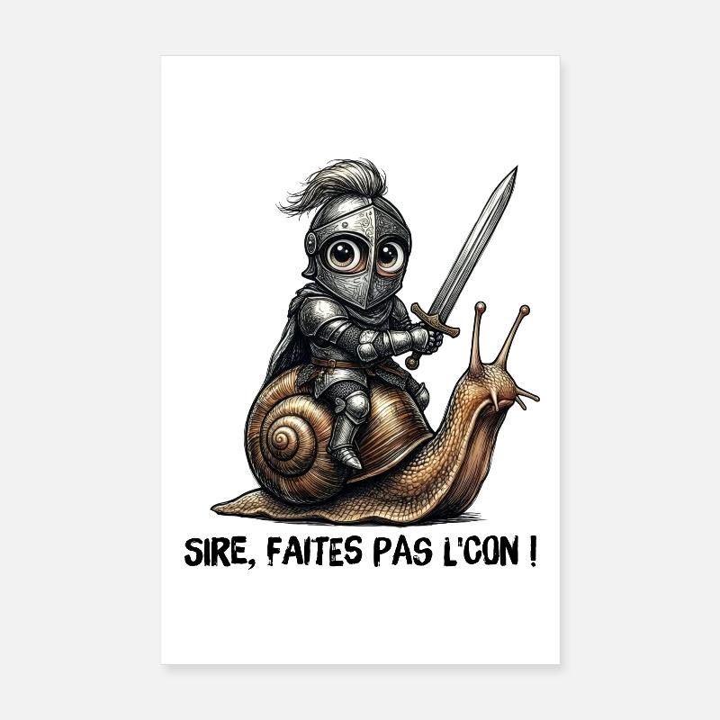 Sire, sei kein Narr! Poster 20x30 cm