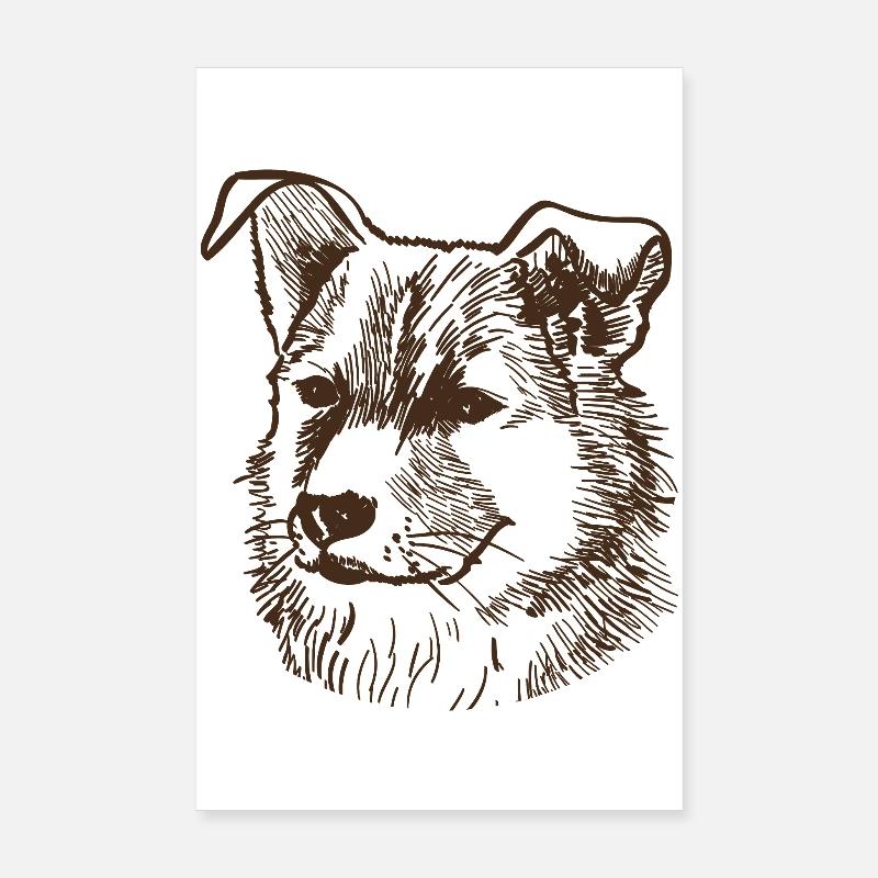 Dog Poster 8" x 12" (20x30 cm)