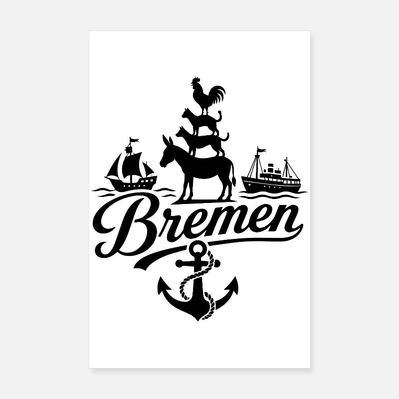 Brême Poster 20 x 30 cm