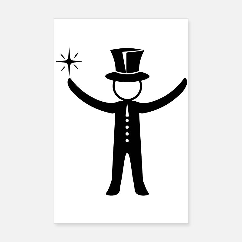 Magician Wizard Poster 8" x 12" (20x30 cm)