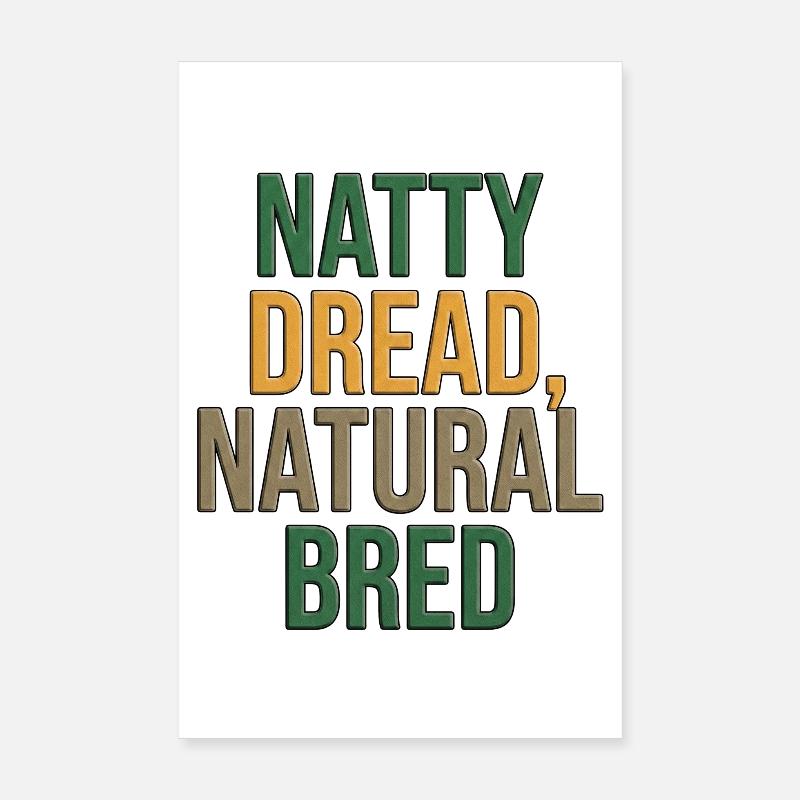 Natural Natty Poster 20x30 cm