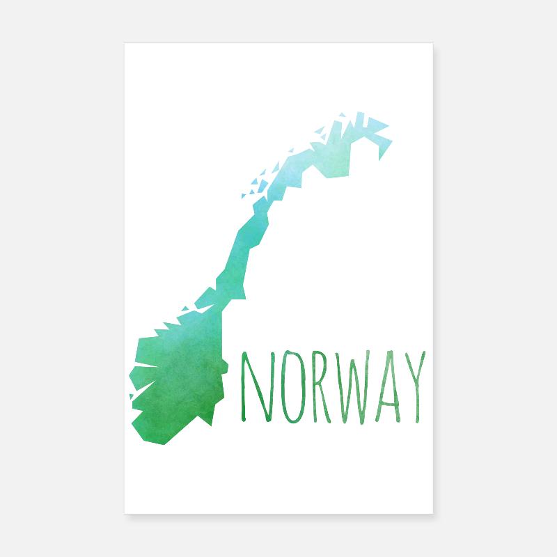 norway Poster 20 x 30 cm