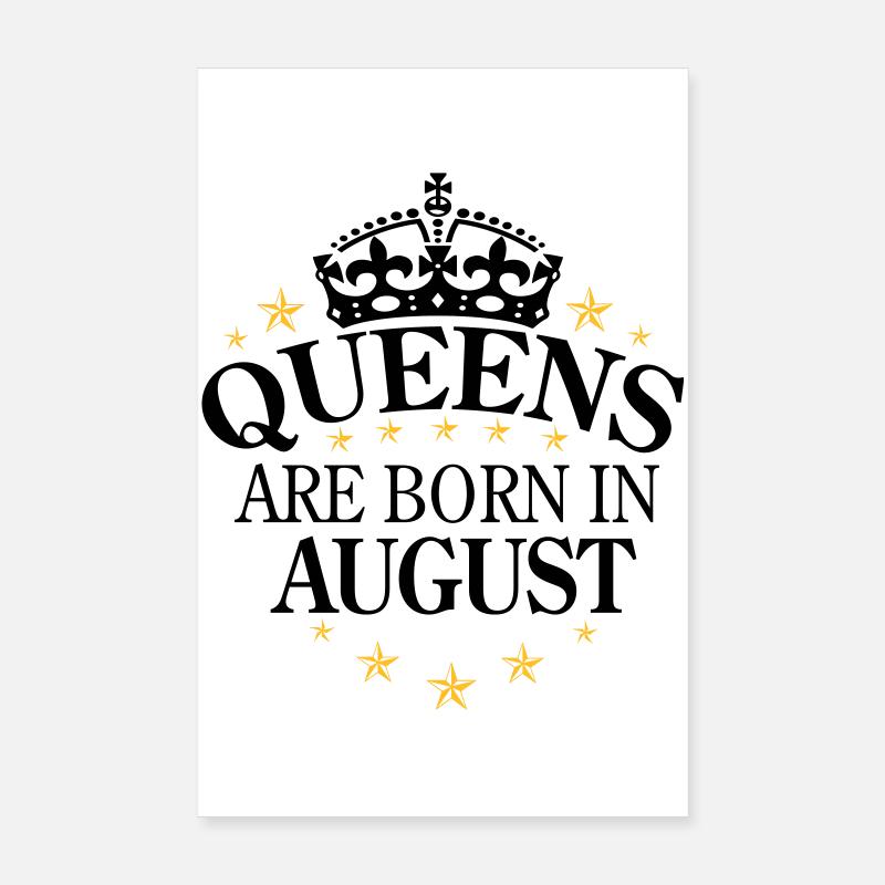 Queens August Poster 20x30 cm