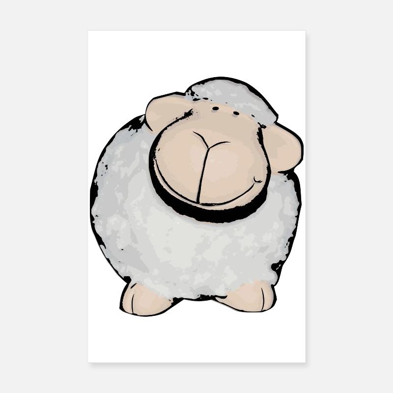 sheep Poster 8" x 12" (20x30 cm)