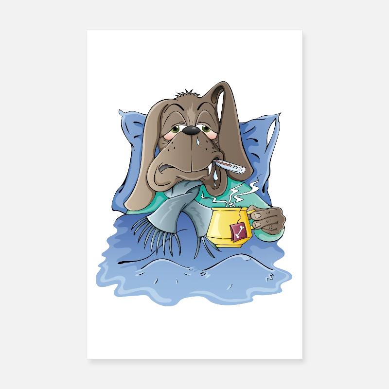 Hundeelend Poster 20x30 cm