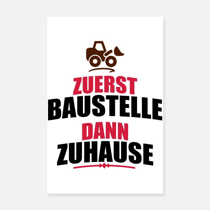 Building site Poster 8" x 12" (20x30 cm)