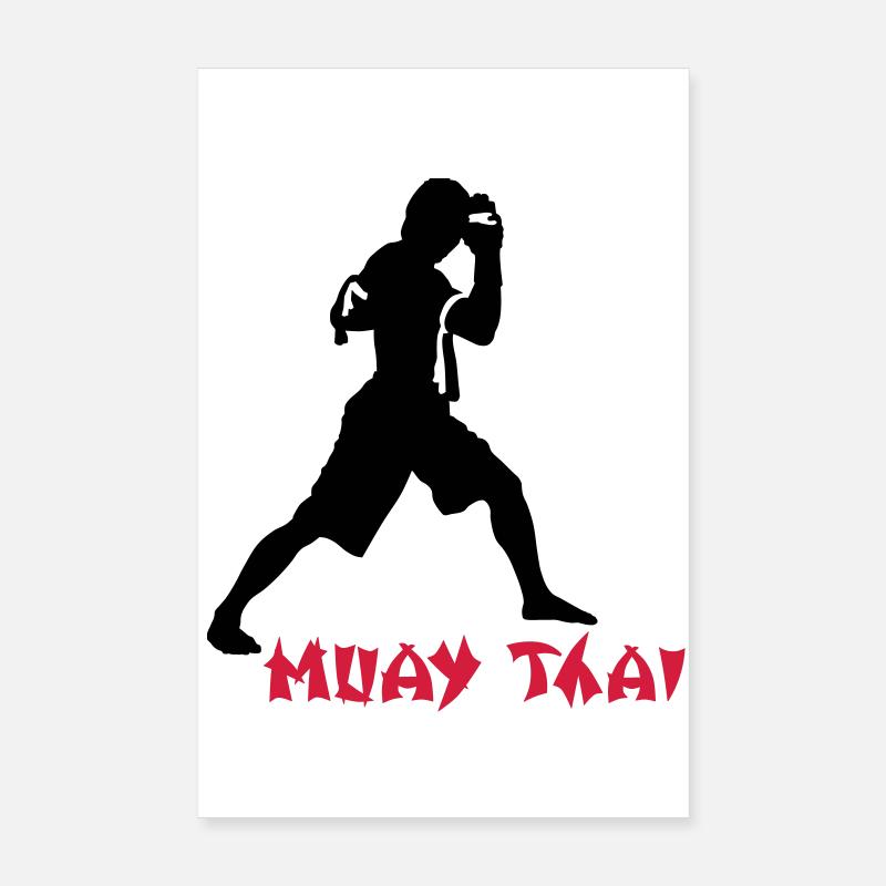 Muay Thai Poster 20x30 cm