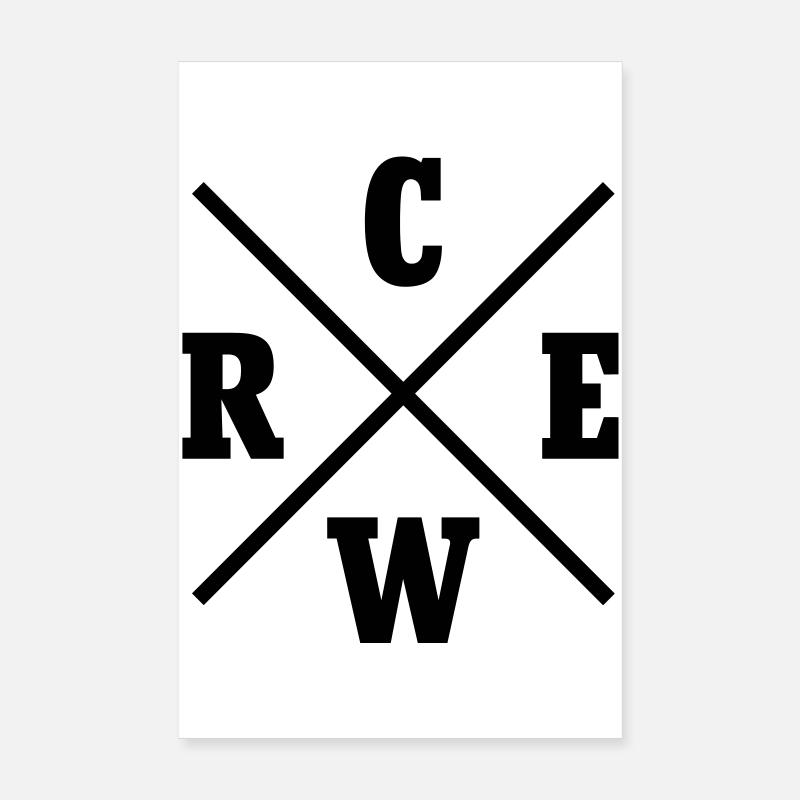 Équipage de croix Poster 20 x 30 cm