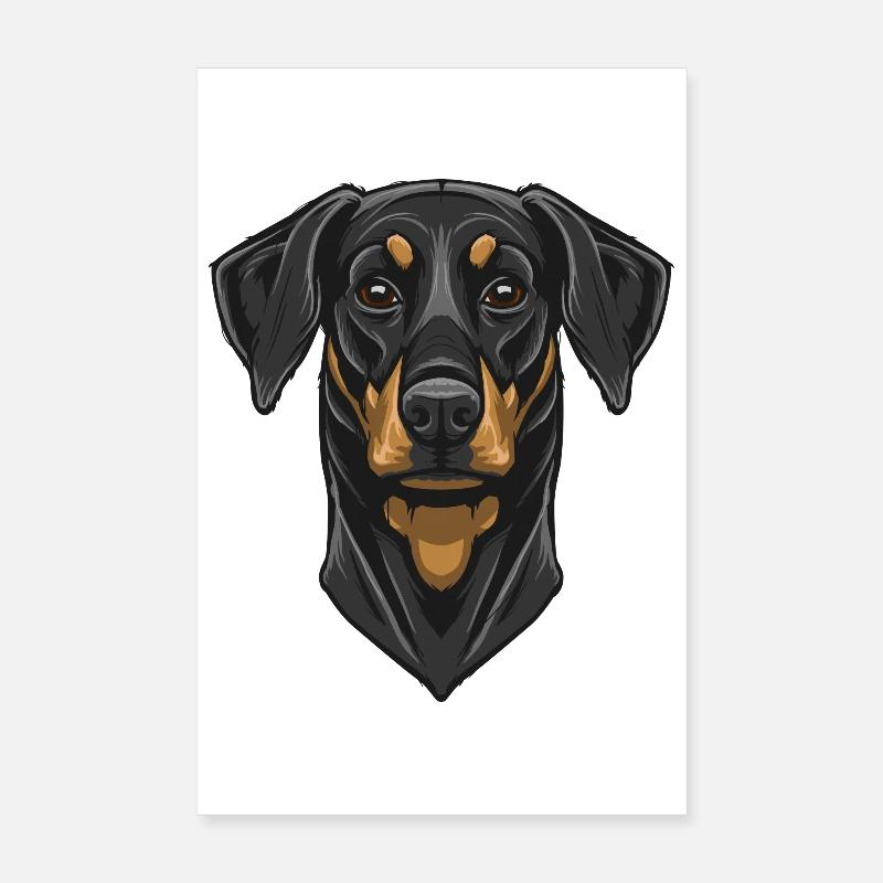 Dobermann Poster 20 x 30 cm