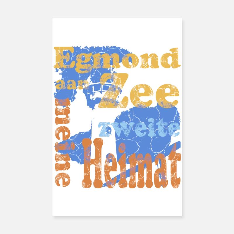 Egmond aan Zee Poster 20x30 cm