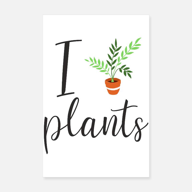 Je planifie - Poster 20 x 30 cm - blanc