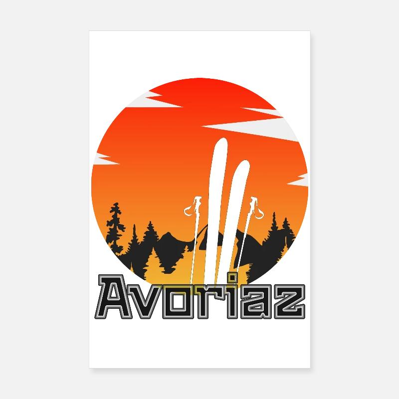 Avoriaz Poster 20x30 cm