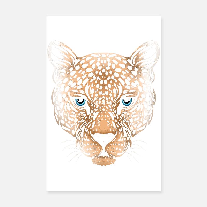 Leopard Cheetah Jaguar Poster 8" x 12" (20x30 cm)