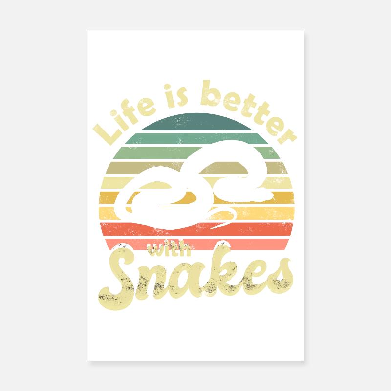 Serpents serpents Poster 20 x 30 cm