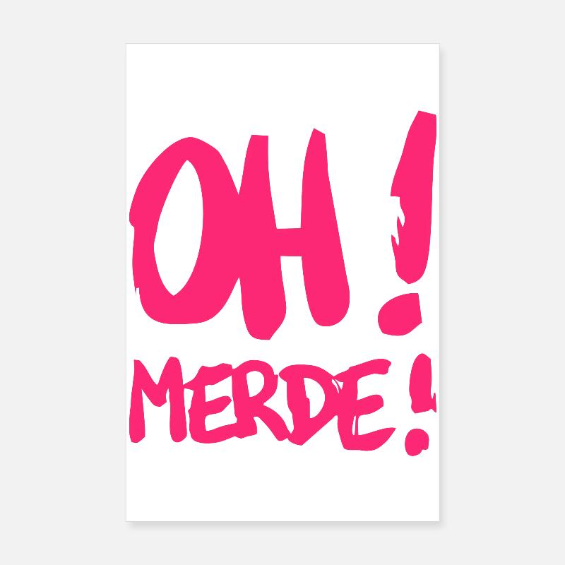 Merde Poster 20 x 30 cm