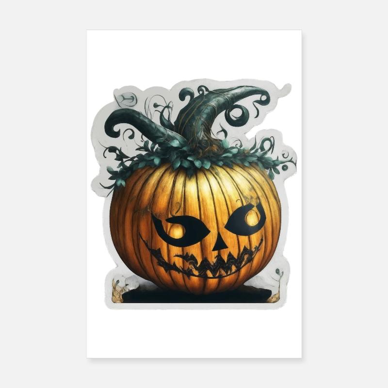 Pumpkin Poster 8" x 12" (20x30 cm)