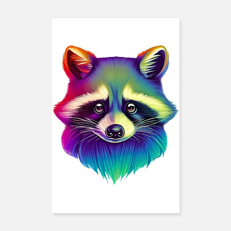 Raton laveur Poster 20 x 30 cm