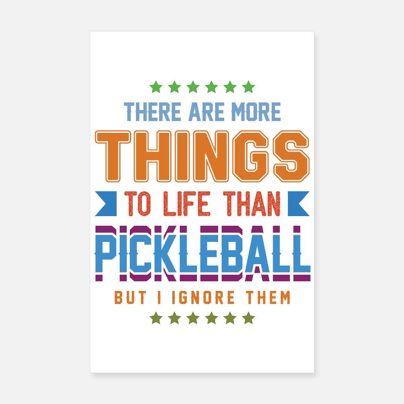 Pickleball Poster 20x30 cm