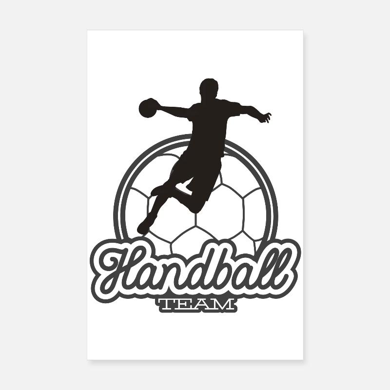 handball, handball match, handball player Poster 8" x 12" (20x30 cm)