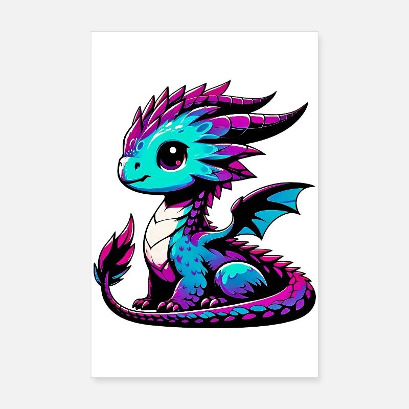 Drache Poster 20x30 cm