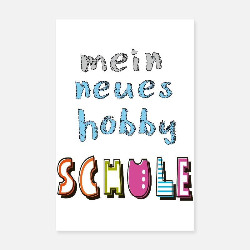 Schule Schulkind Poster 20x30 cm