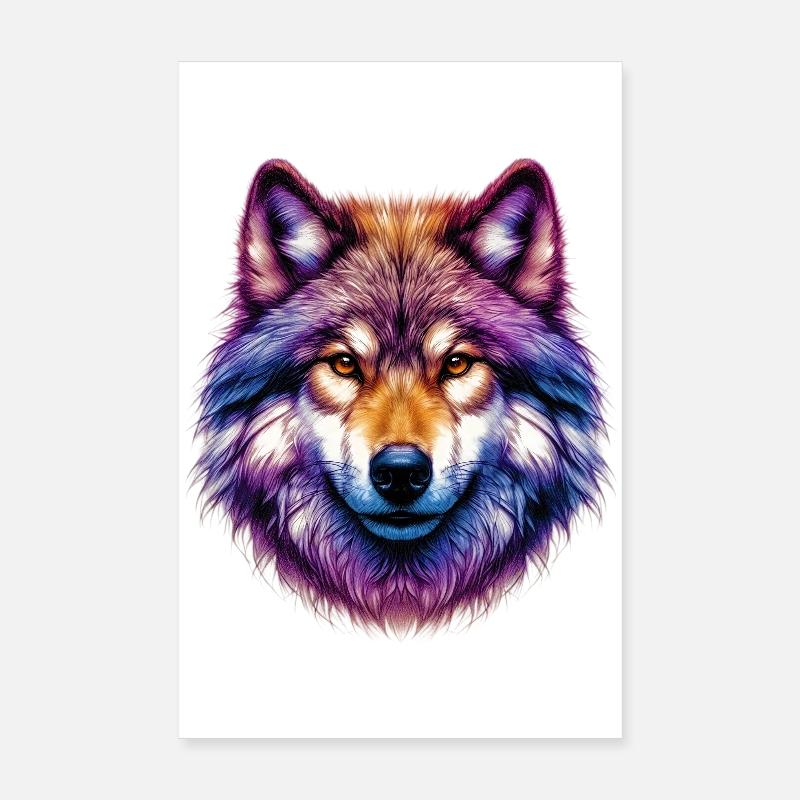 Wolf Poster 20x30 cm