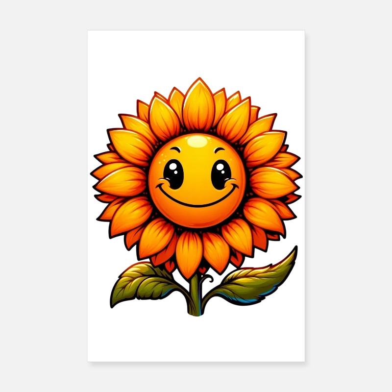 Sunflower Poster 8" x 12" (20x30 cm)