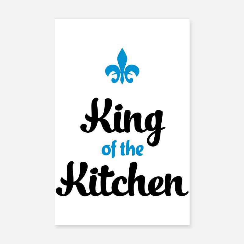 Funny cooking apron for men Poster 8" x 12" (20x30 cm)