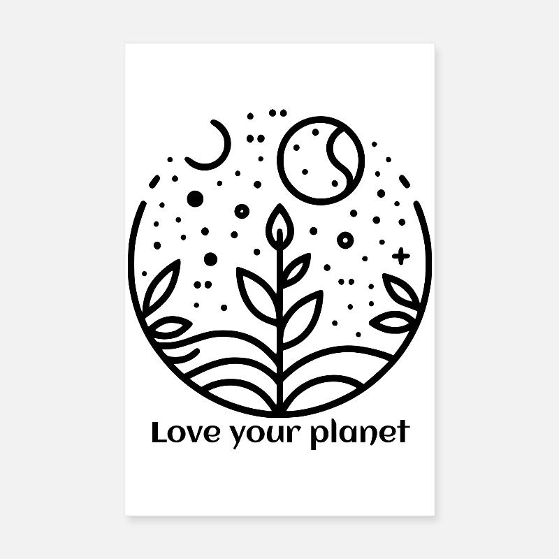 Nature - Aimez votre planète Poster 20 x 30 cm