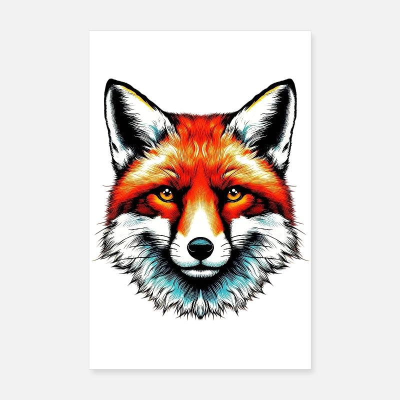 Renard Poster 20 x 30 cm