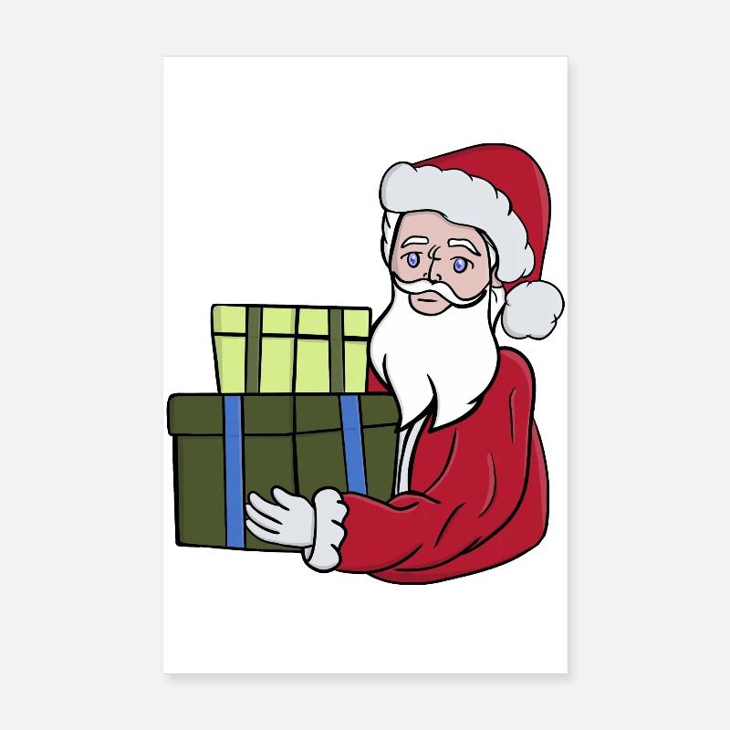 Les cadeaux du Père Noël pour vous Poster 20 x 30 cm