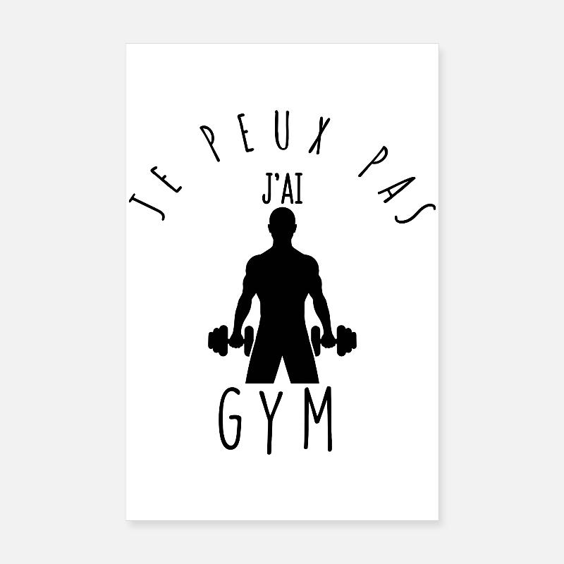 I can't, I have gym. Poster 8" x 12" (20x30 cm)