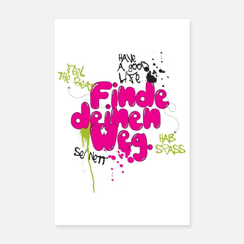 Find your way Poster 8" x 12" (20x30 cm)