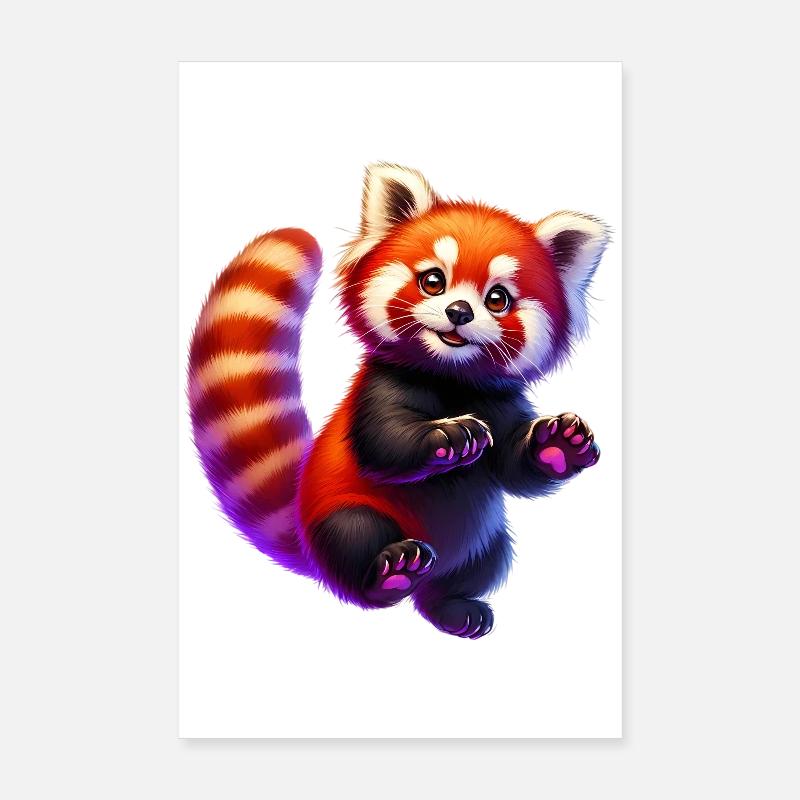 Kleiner Panda Poster 20x30 cm