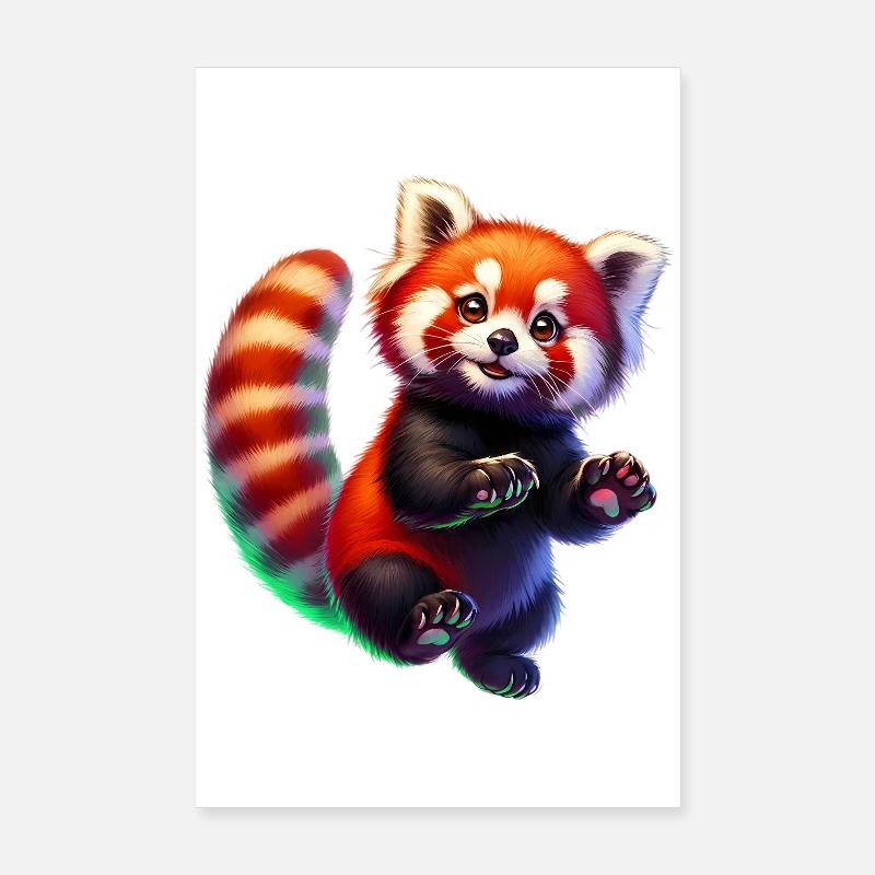 Kleiner Panda Poster 20x30 cm