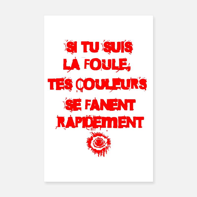 The crowd - Poster 8" x 12" (20x30 cm) - white