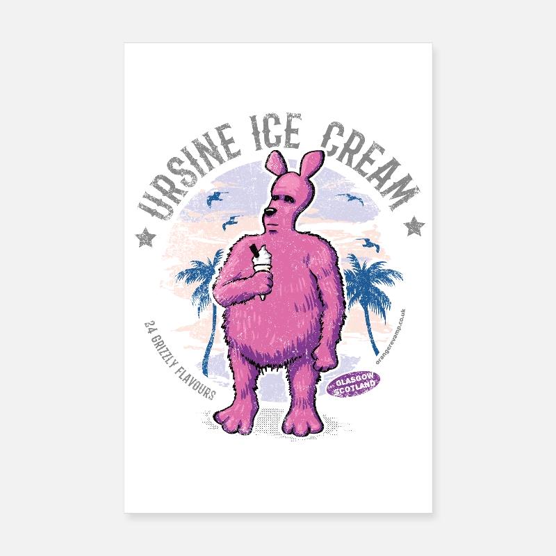 Ursine Eiscreme Poster 20x30 cm