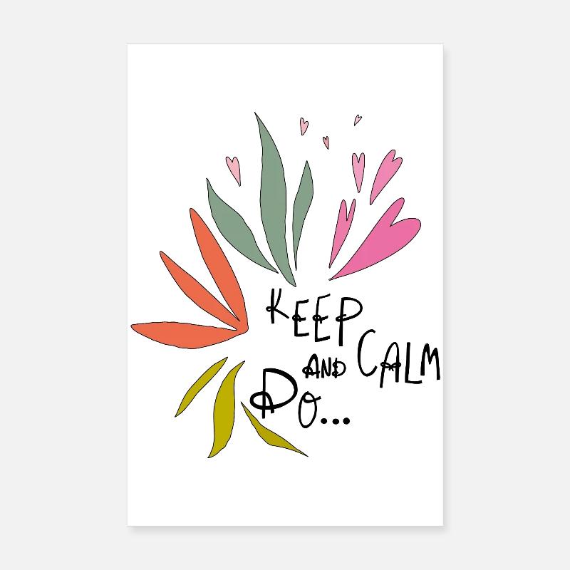 Keep Calm Poster 8" x 12" (20x30 cm)