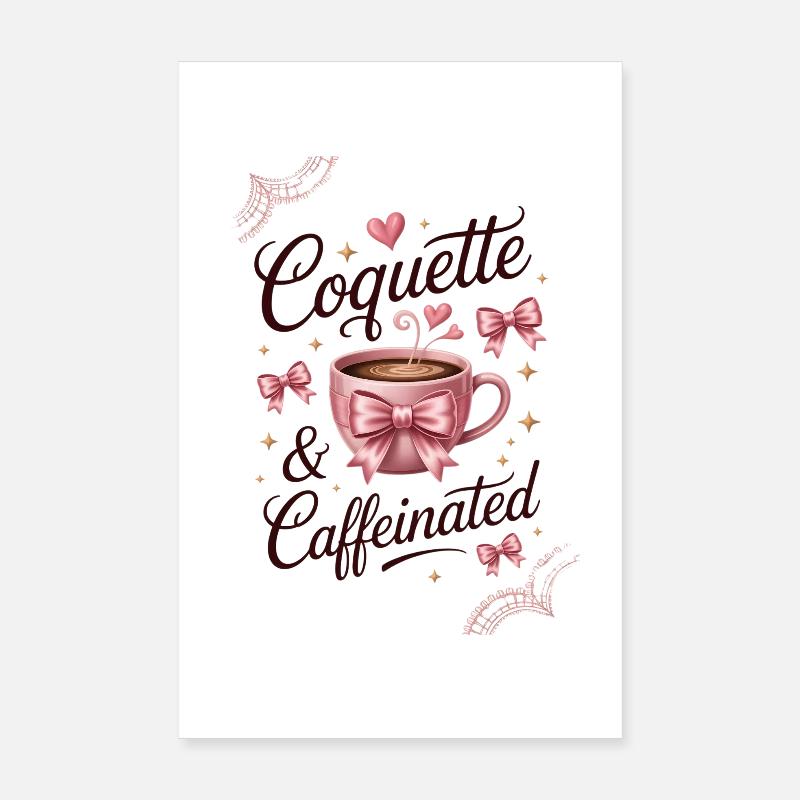 Mugs mignons Coquette Poster 20 x 30 cm