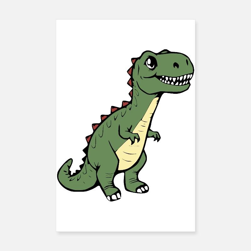 Dinosaurier Poster 20x30 cm