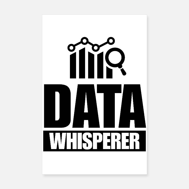 Data Analyst Scientist Engineering Analysis Poster 8" x 12" (20x30 cm)