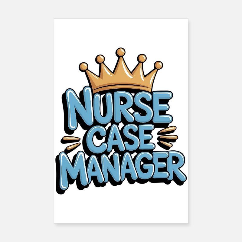 Gestionnaire de cas infirmier – Coordination des soins de santé Poster 20 x 30 cm